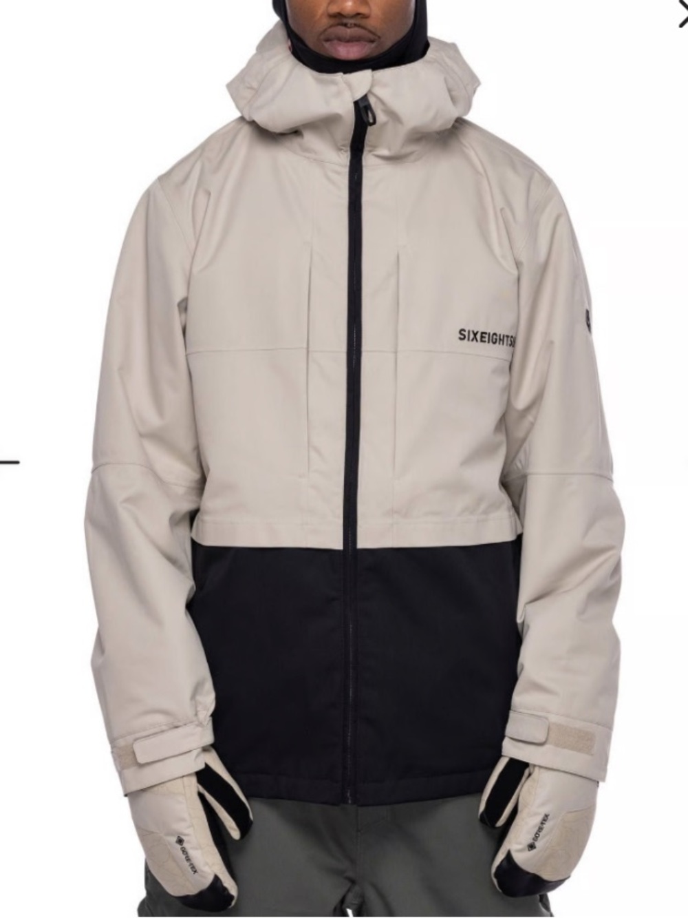 686 3-in-1 Smarty Snowboard Ski Jacket in Putty & Black Men’s XS